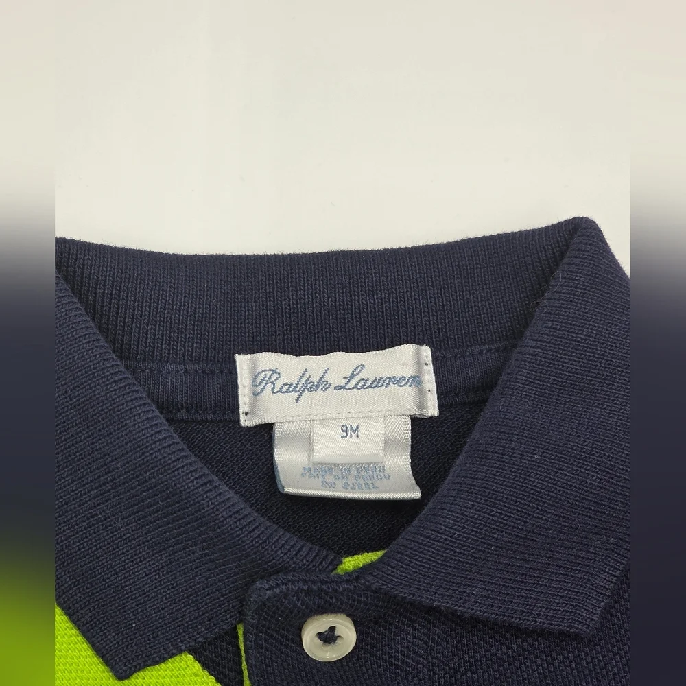Ralph Lauren baby boy preppy polo size 9 months